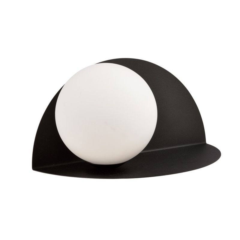 Kinkiet ścienny Emibig Form czarno-biały 1 x E14 x 10W IP20 wym: 15 x 30 cm - 1 szt.