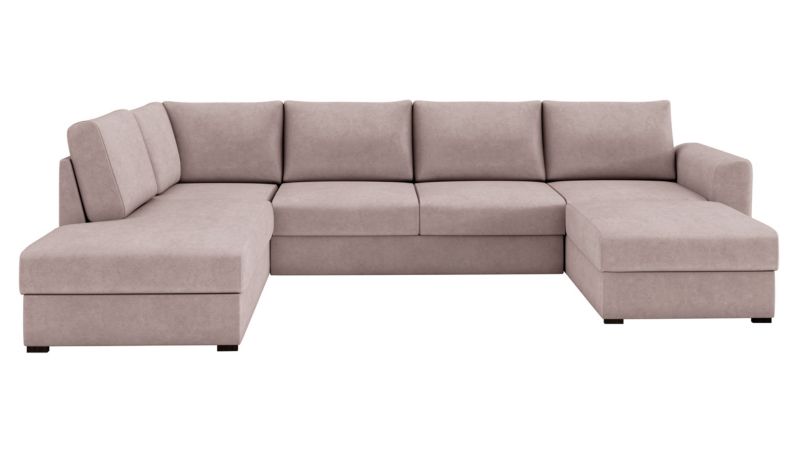 Narożnik z funkcją spania MIRJAN 24 Wilma Premium lewy brudny róż 1 szt.