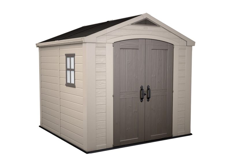 Domek ogrodowy narzędziowy Keter Factor 8x8 Beżowy, 1 szt.