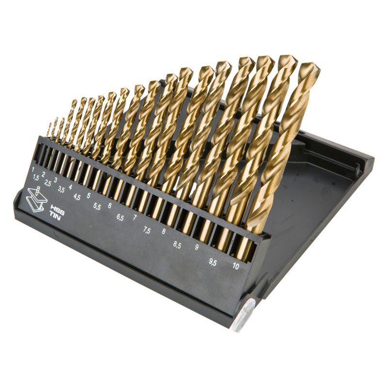 Wiertła do metalu GRAPHITE 1.0 do 10.0 mm 1 kpl.