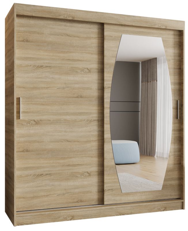 Szafa przesuwna Garderoba Abiks ROSSA 180 dąb sonoma 1szt.