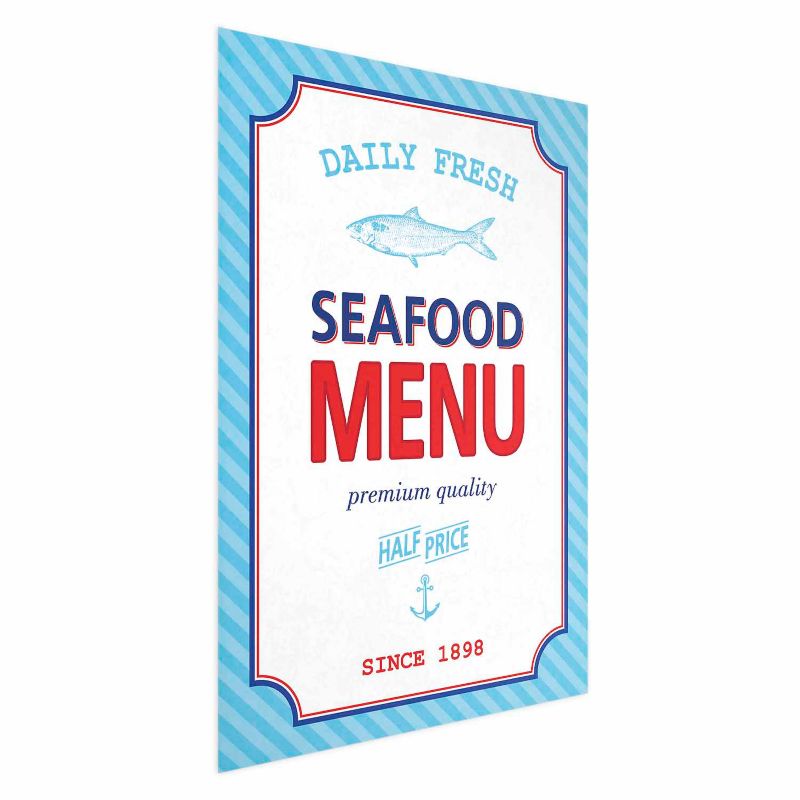 Plakat Artgeist Menu 29,7x42 cm bez ramy 1 szt