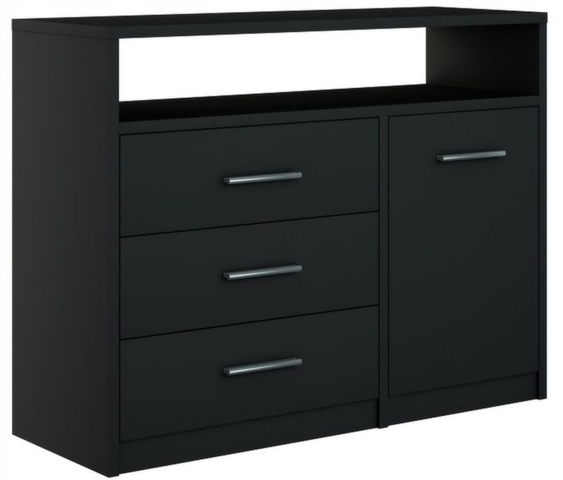 Komoda Matkam szafka bodo 1D3SO regał ufc czarny 1 szt.