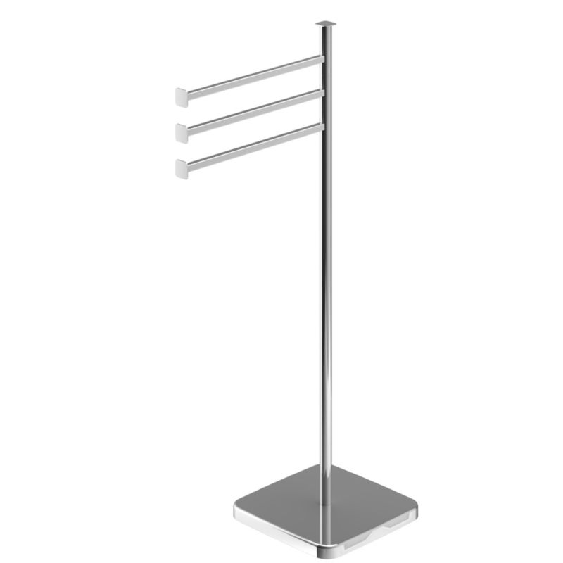 Wolnostojący wieszak na ręczniki GoodHome Teesta chrom