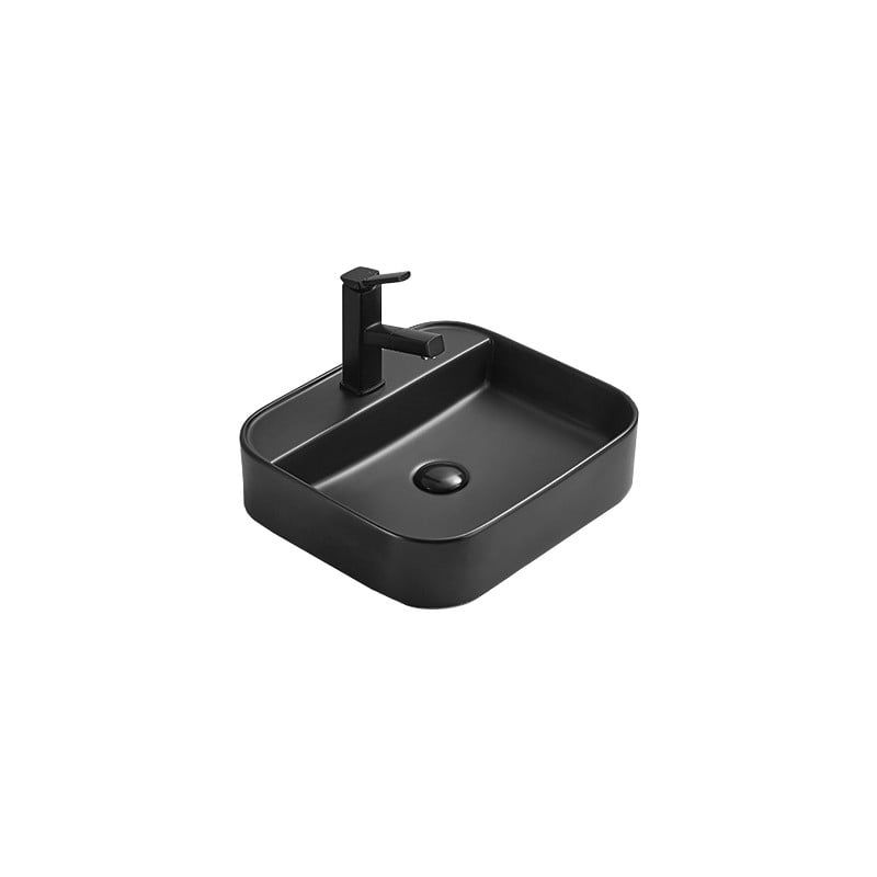 Umywalka nablatowa Mexen Sofia czarna 45x40 cm 1 szt.