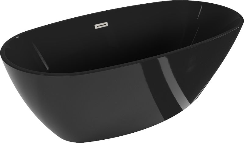 Wanna wolnostojąca Mexen Eris czarna 170x80 cm 53441708070-971 szt.