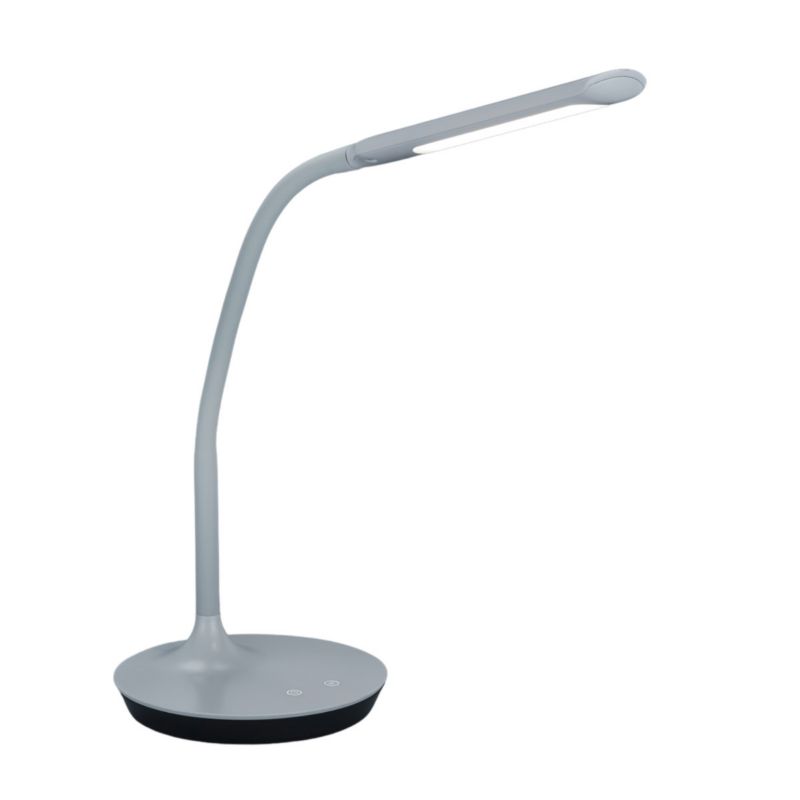 Lampka biurkowa Trio Polo szara LED 5W 3000K-5000K 550lm IP20 wym: 41 x 16.4 x 16.4 cm tworzywo sztuczne - 1 szt.