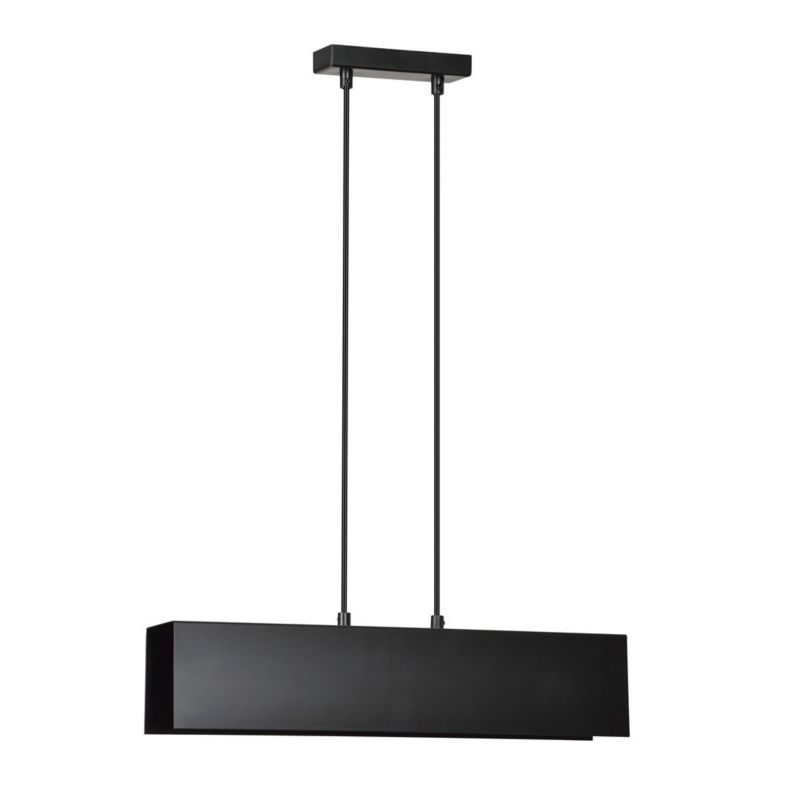 Lampa wisząca Emibig Gentor czarna wym: 100 x 48 cm 2xE27 x 15W 1 szt.