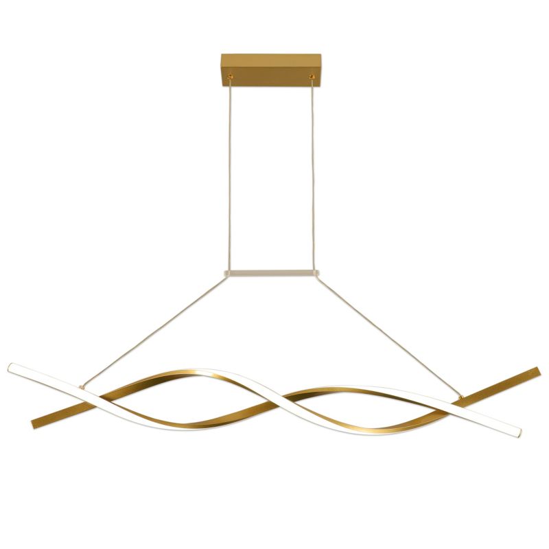 Lampa wisząca LED MasterLED Kono 33W 100x120cm 4000K sufitowa wewnętrzna złota 1 szt.