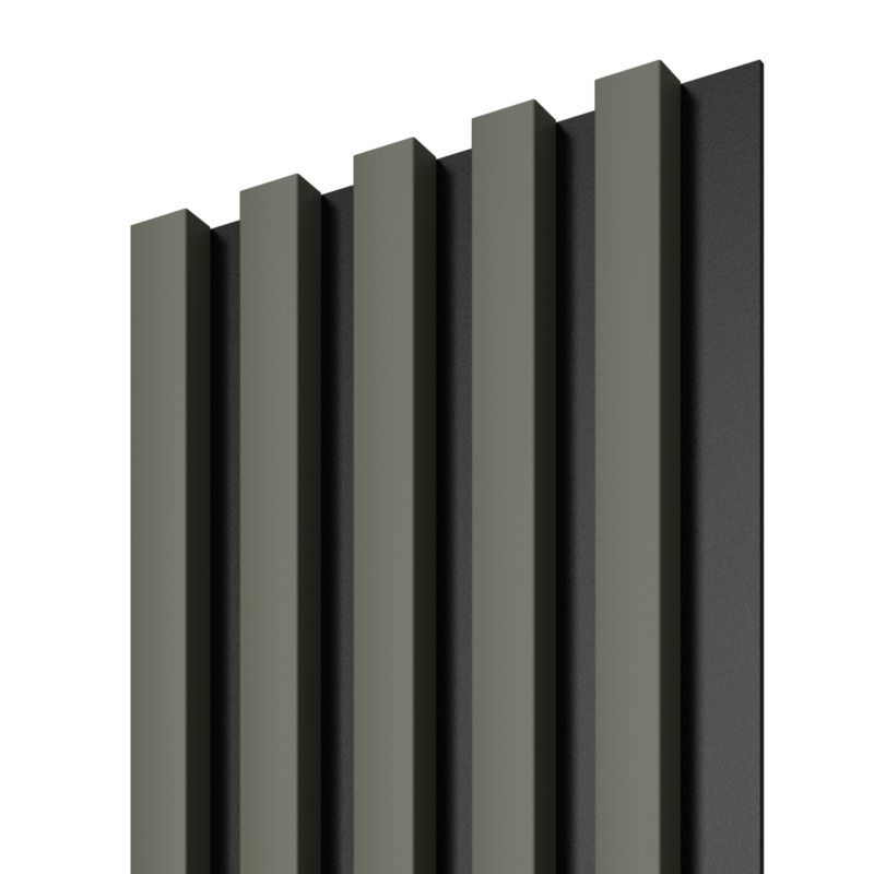 Lamel ścienny Stegu Linea Select 265 x 24,5 cm sage/black