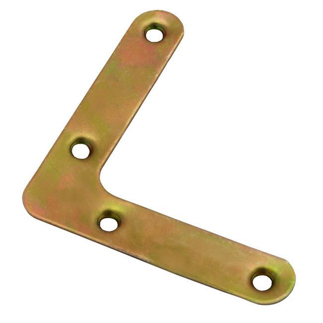 Narożnik lufcik 70 mm końce zaokrąglone ocynkowany