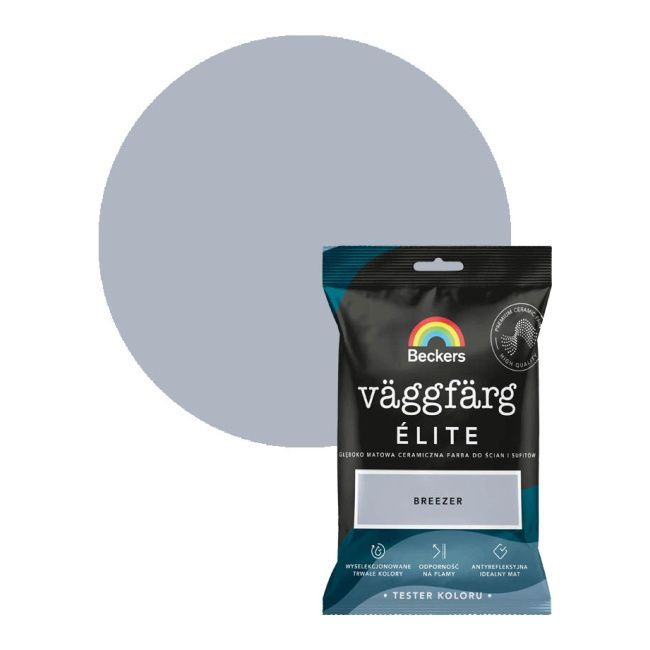 Tester farby kolorowej Beckers Vaggfarg Elite breezer 0,05 l