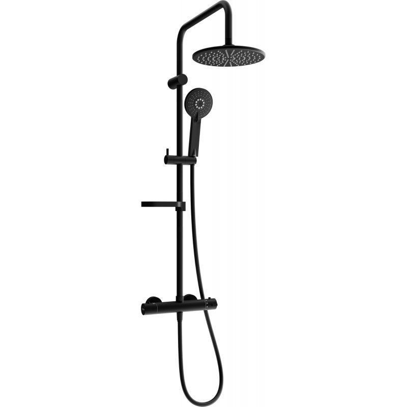 Zestaw natynkowy prysznicowy Mexen Kai czarny 1 szt.