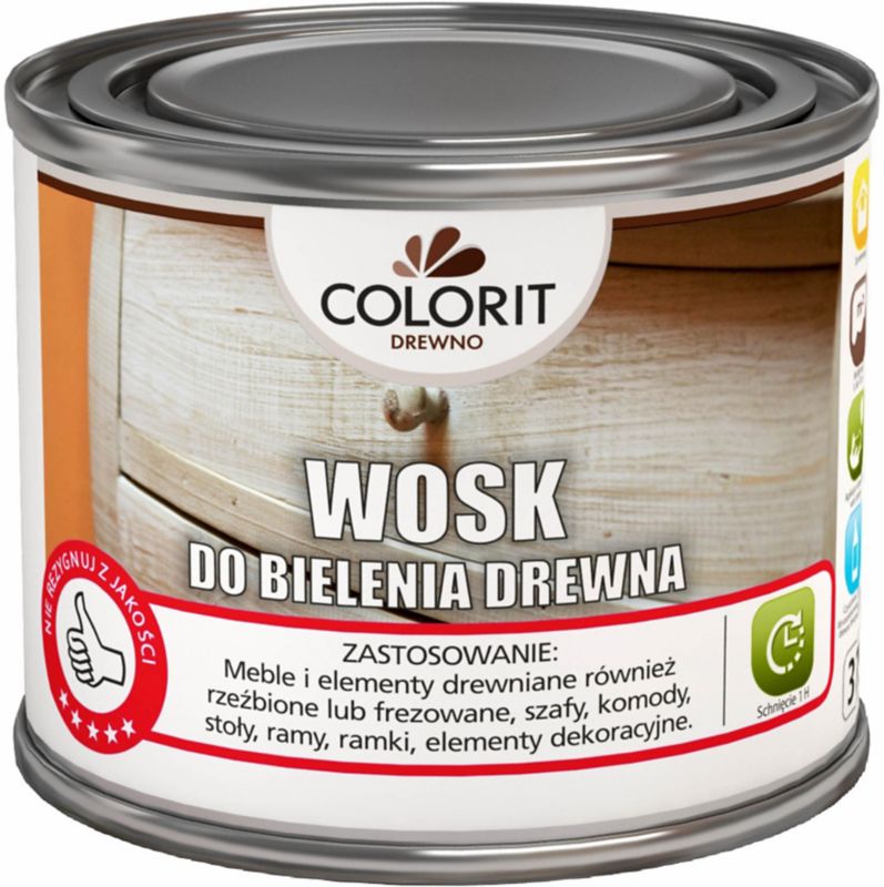 Wosk do bielenia drewna Colorit Drewno 0,375 l