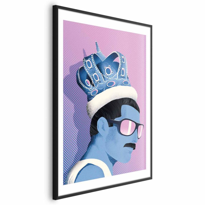 Plakat Artgeist Freddie 21x30 cm z ramą czarną 1 szt