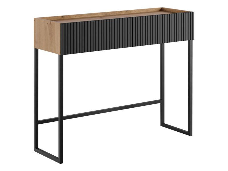 Konsola MIRJAN 24 Como 2SZ dąb artisan/czarny 1 szt.