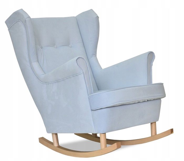 Fotel uszak do salonu bujany Family Meble ARI niebieski 1szt