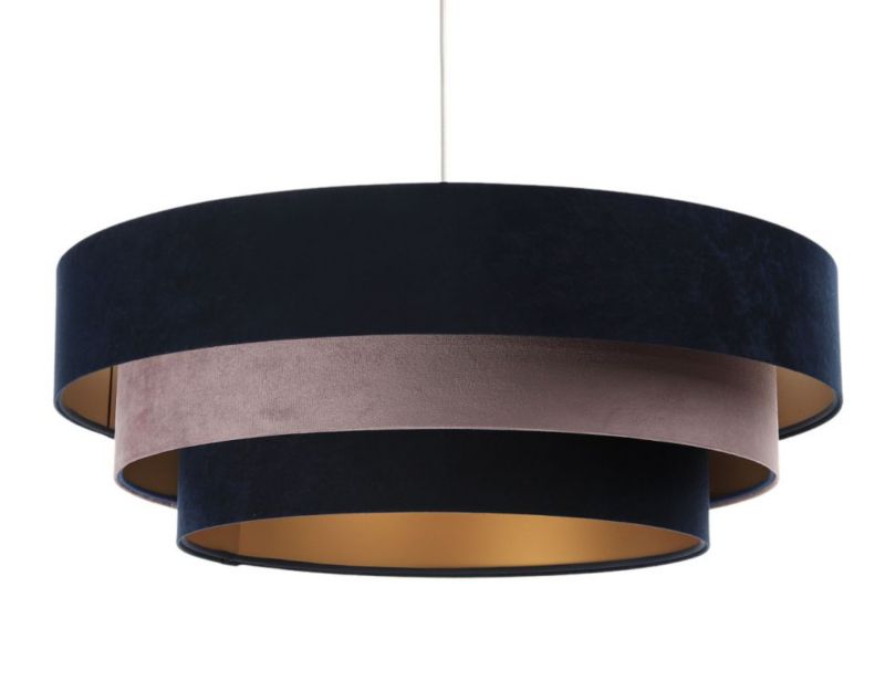 Lampa Bps Koncept wisząca TRIO MIX granatowa/różowa 1 szt