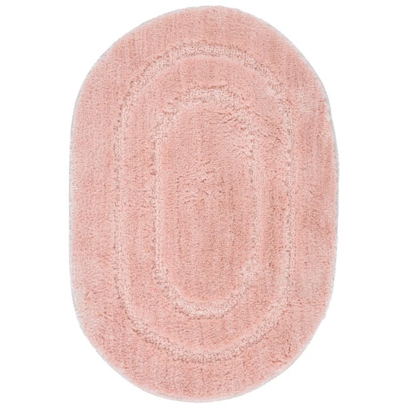 Dywanik łazienkowy Soft 40x60 cm e-floor owalny różowy 1 szt