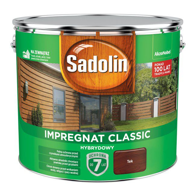 Impregnat do drewna Sadolin Hybrydowy tek 9 l