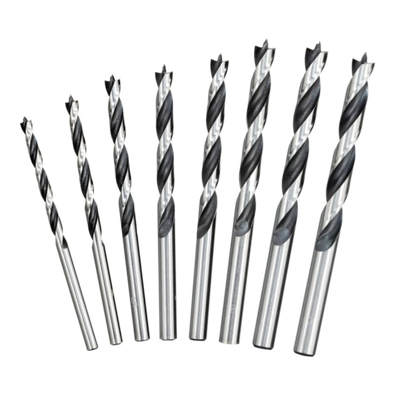 Zestaw wierteł do drewna Mac Allister 8 sztuk