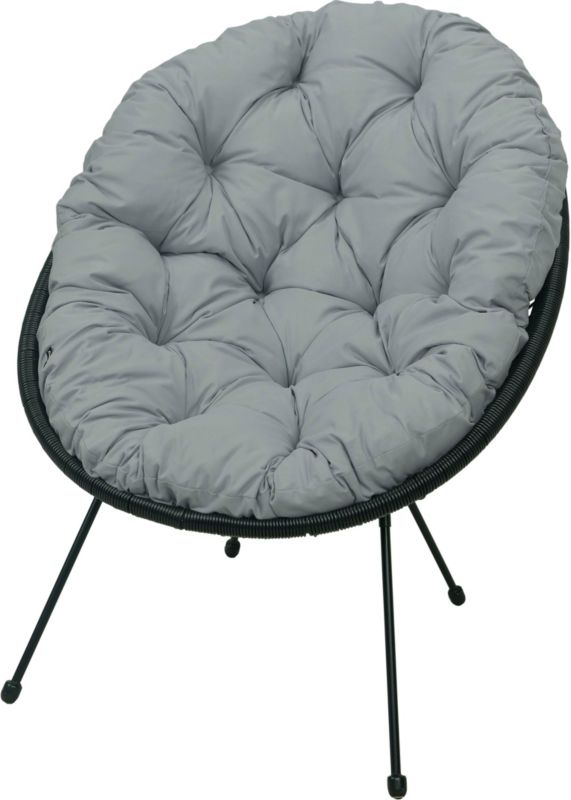 Poduszka na fotel żyłkowy Acapulco AMPO jasny szary 1 szt.