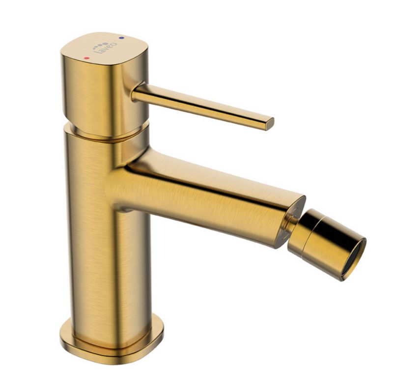 Bateria Bidetowa Laveo Stojąca Pola z korkiem KLIK KLAK złota 1 szt.