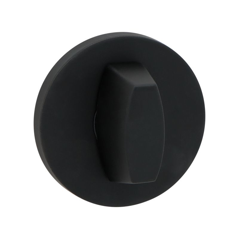 Szyld drzwiowy kuchinox krótki okragły Wc Slim czarny