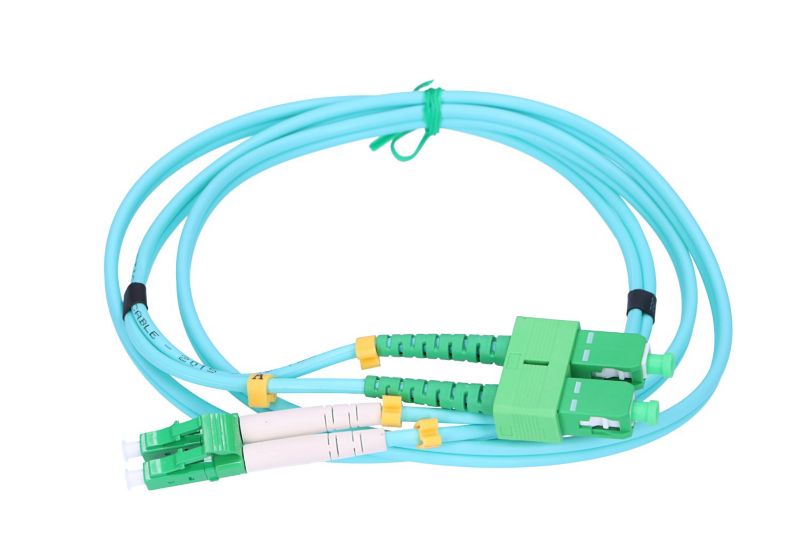 Patchcord Extralink SC/APC-LC/APC Wielomodowy, OM3, Duplex, 3mm, 5m 1szt
