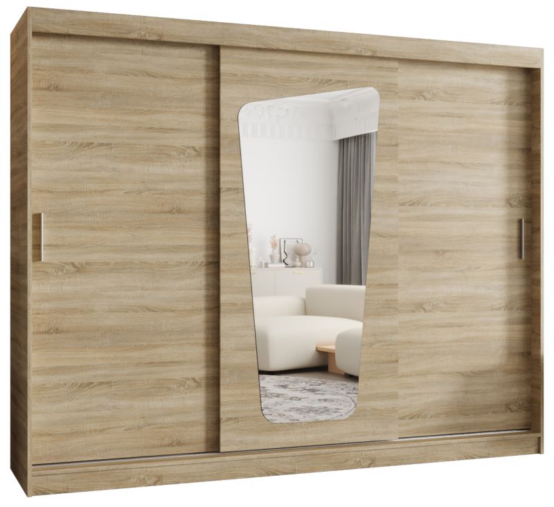 Szafa przesuwna Garderoba Abiks MOKA 250 dąb sonoma 1 szt.