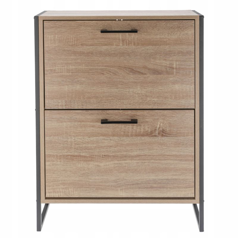 Szafka na buty JUMI regał 2 komory schowek do przedpokoju pojemna loftowa 1 szt.