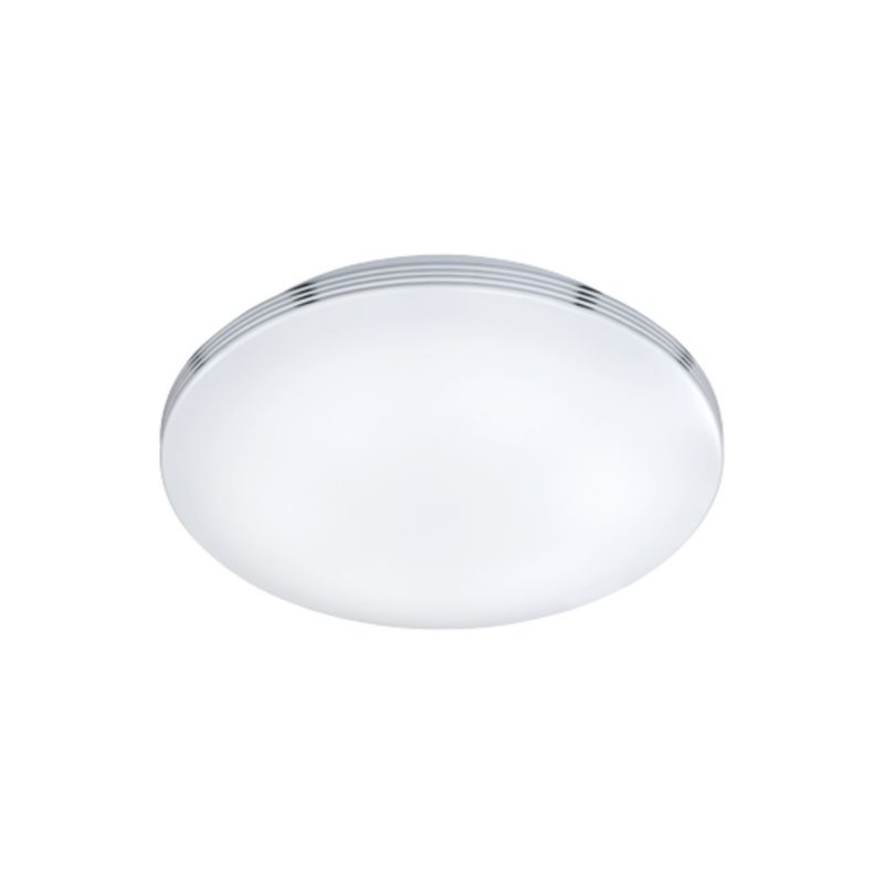 Plafon Trio Aprat srebrno-biały LED 18W 3000K 1600 lm łazienkowy IP44 wym: 10 x 35 x 35 cm akryl - 1 szt.
