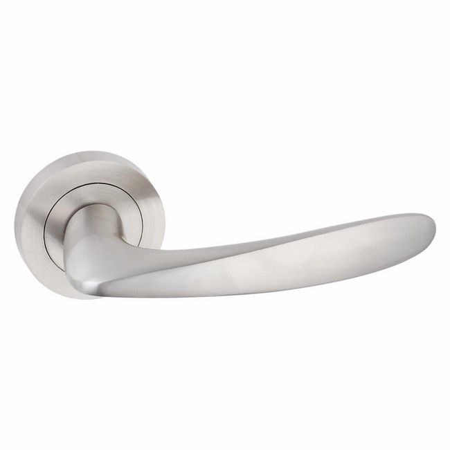 Klamka drzwiowa Kuchinox Goa krótki szyld satyna