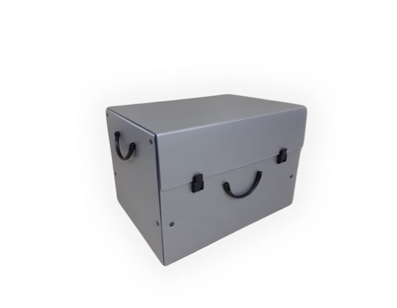 Kufer Archiwizacyjny Neopak Kartonplast 425x320x290mm Srebrny 1 szt.