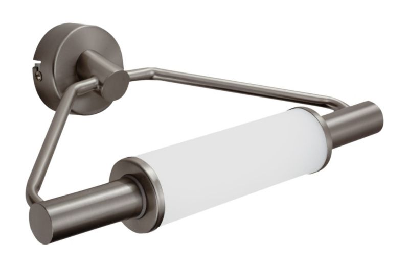 Kinkiet ścienny Candellux Major srebrno-biały 2 x G9 x 40W IP44 wym: 14 x 29 x 18 cm - 1 szt.