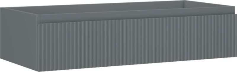 Szafka łazienkowa Mexen Rivel grafit mat 100 cm 1 szuflada 1 szt.