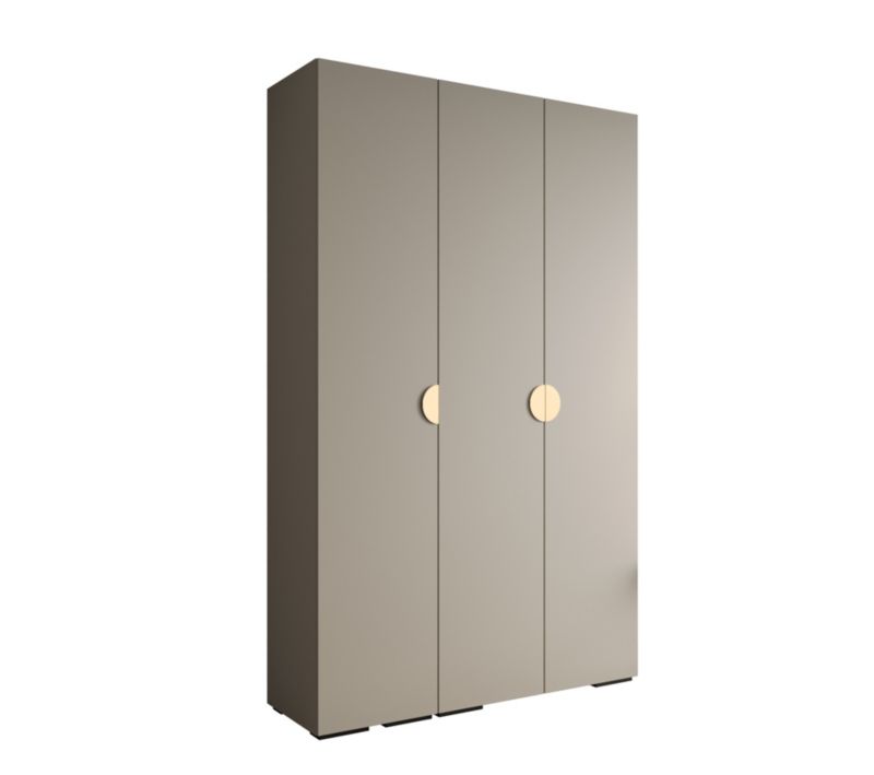 Szafa ubraniowa Garderoba Abiks INOVA 4 1,5SZ kaszmir+złoty 1 szt.