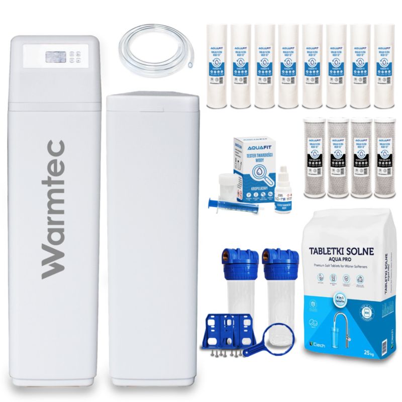Zmiękczacz wody stacja uzdatniania Warmtec 32l zestaw 1" HydroSoft 1szt.