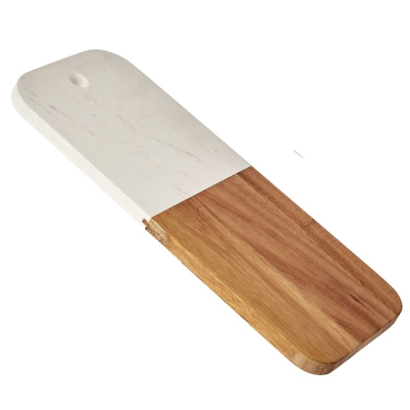 Deska Do Krojenia KINVARA Z Białym Marmurem 38X18 Cm 1 szt.