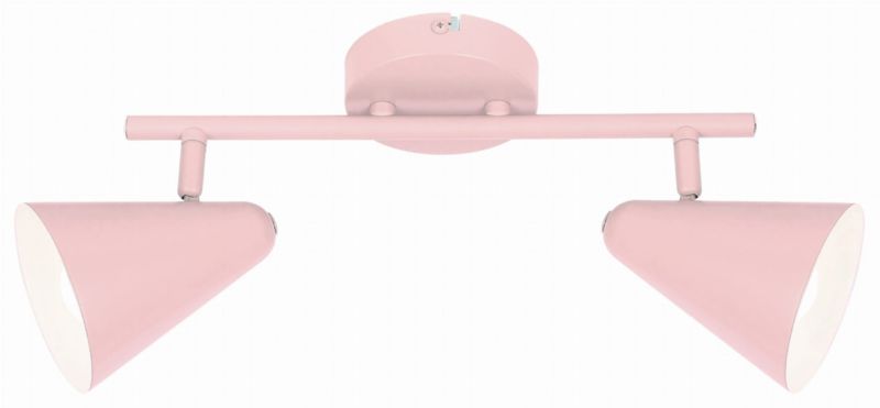 Spot sufitowy Candellux Amor różowo-biały 2 x E14 x 40W IP20 wym: 42 x 10 cm - 1 szt.