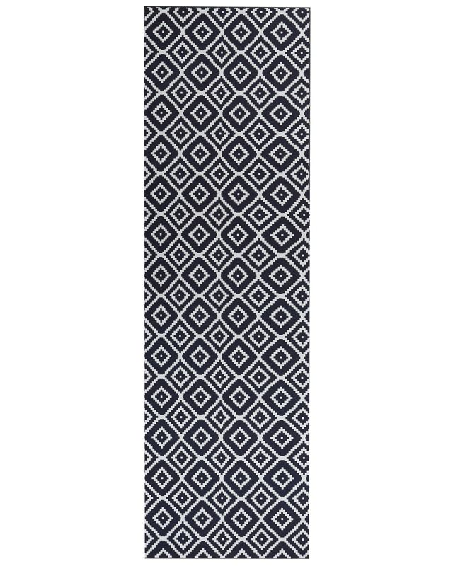 Dywan 60 x 200 cm czarno-biały Karungal 1 szt.