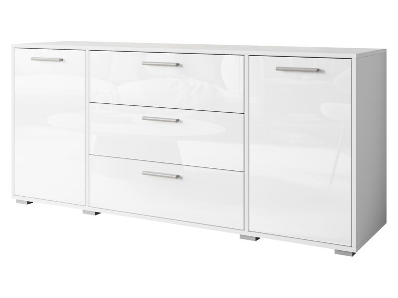 Komoda MIRJAN 24 Bogota 150 biały/biały połysk 1 szt.