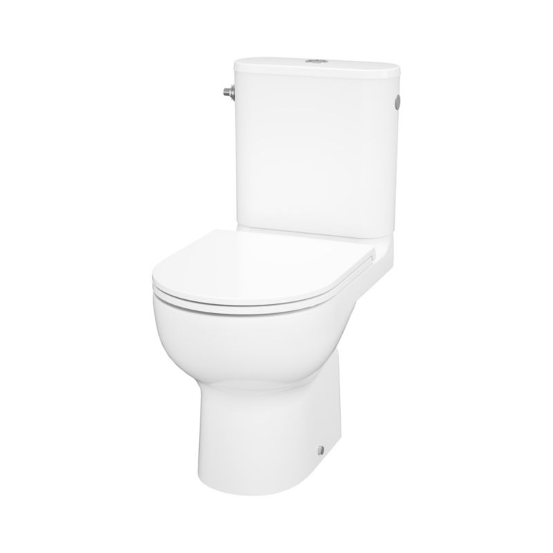 Kompakt WC GoodHome Cavally wirowy bezkołnierzowy z deską wolnoopadajacą z duroplastu