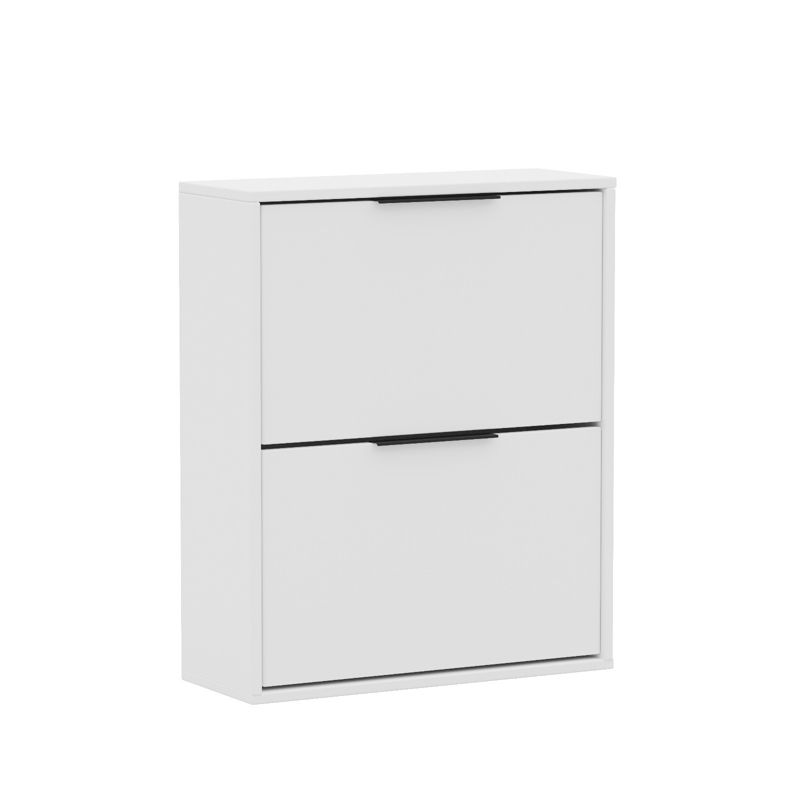 Szafka na buty dwudrzwiowa Bettso Nilo uniwersalna z czarnymi uchwytami beż piaskowy 1szt.