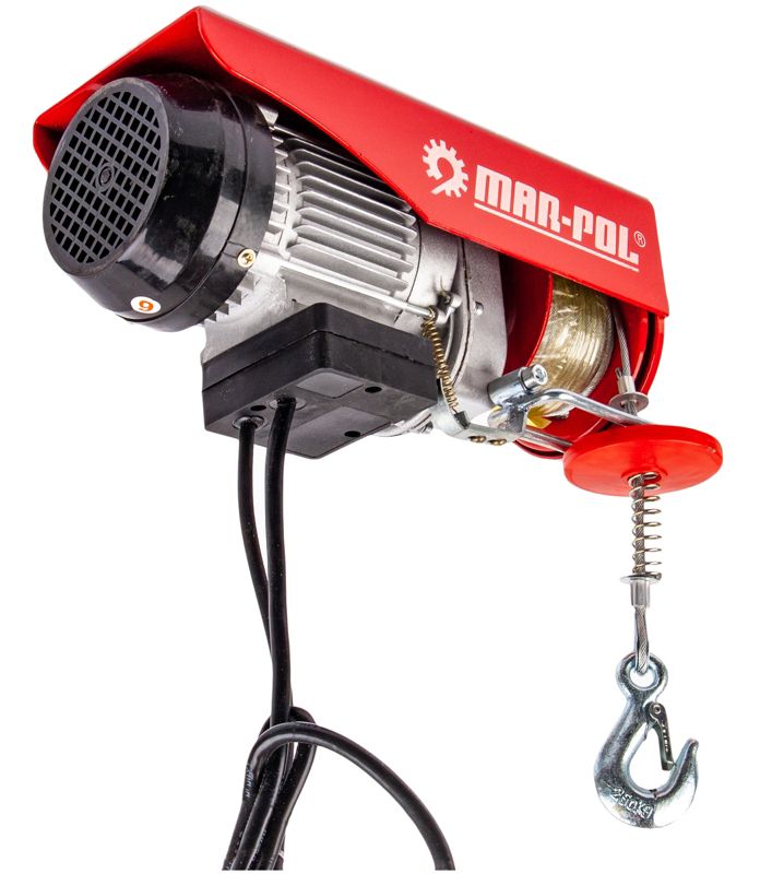 Wciągarka elektryczna MAR-POL linowa warsztatowa 300kg 550W 1szt.