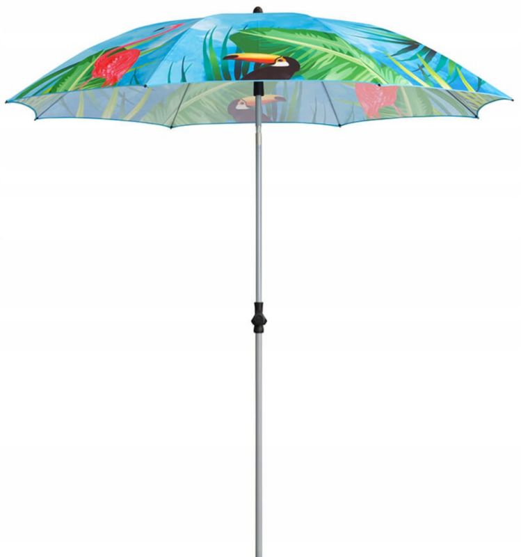 Parasol Ogrodowy Doppler na balkon taras PLAŻOWY ŁAMANY stojący FLAMING 200 1 szt