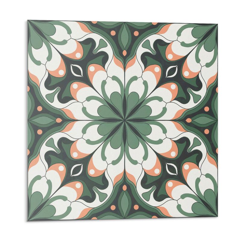 Kafelki samoprzylepne Wallfluent 20x20 cm Nowoczesny design roślinny 20 szt.