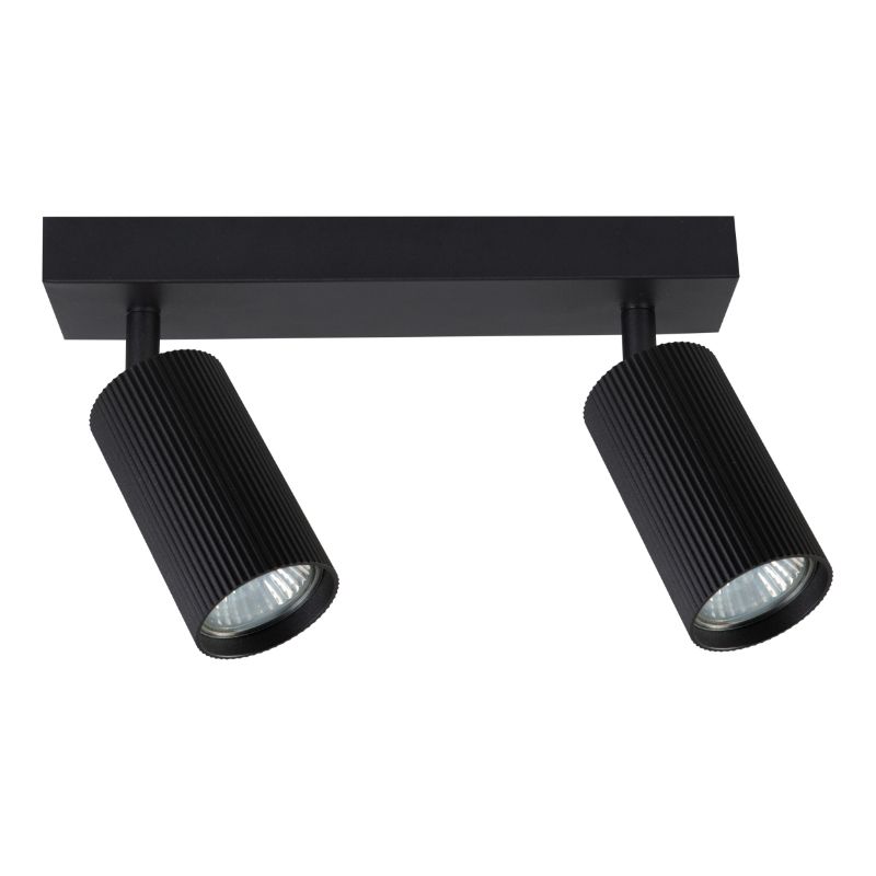 Lampa punktowa, DPM, 2xGU10, czarna, 1szt