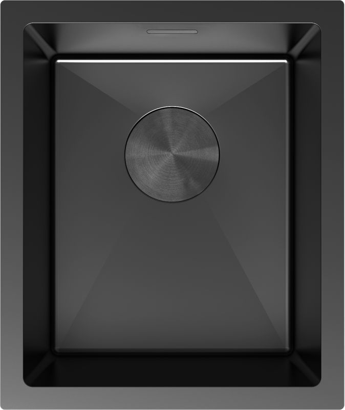 Zlewozmywak stalowy Mexen Trixo czarny 370x440 mm jednokomorowy 1 szt.