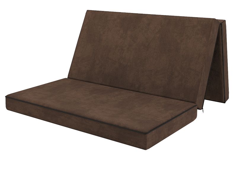 Materac rozkładany turystyczny CASO BRĄZOWY 120x200x10 pianka poliuretanowa T25 1 szt.